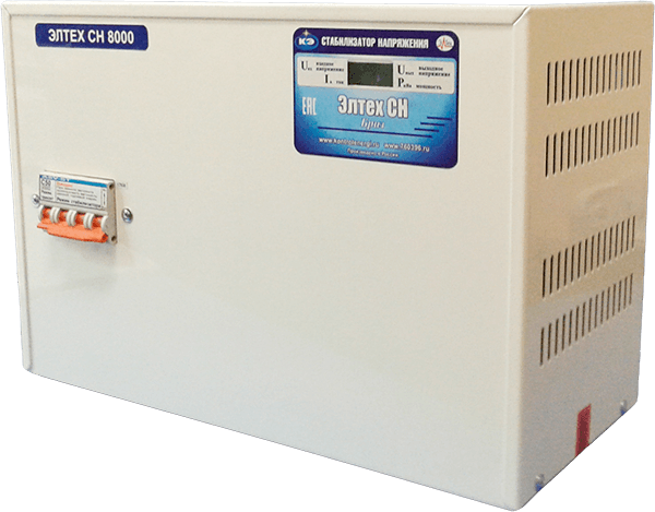 Стабилизатор напряжения Элтех СН 8000 бриз Стабилизатор напряжения Элтех СН 8000 бриз
